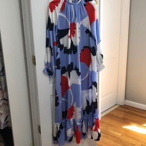 SHEIN flower patterned maxi dress
